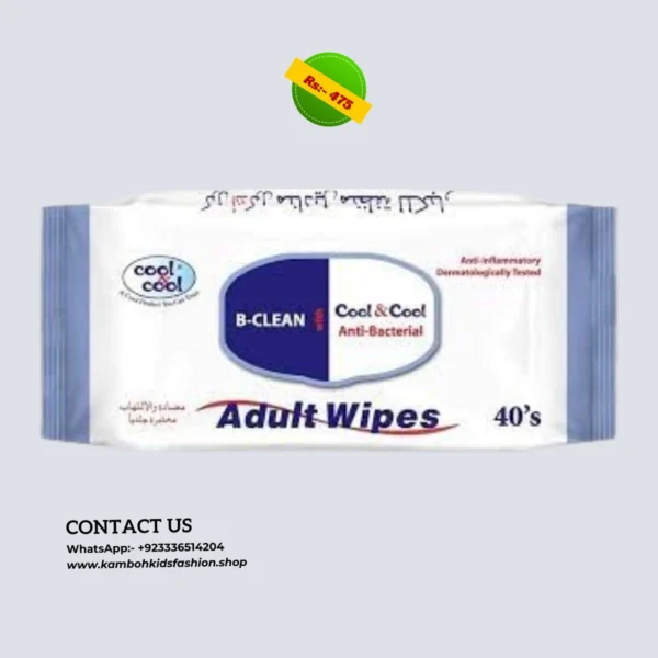 Cool & Cool Adult Wipes