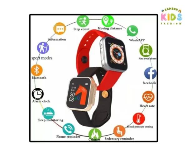 D20 Ultra Smart Watch Heart Rate Blood Pressure Oxygen Reloj Intelligent Smart Bracelet(random Color)