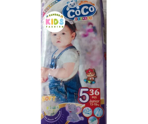 Coco  Diapers Eco Pack Size 5 (XL) (36PCS)