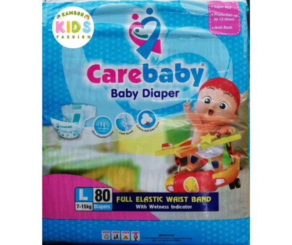 Care Baby  Diapers Jumbo Pack Size (Large) (80PCS)