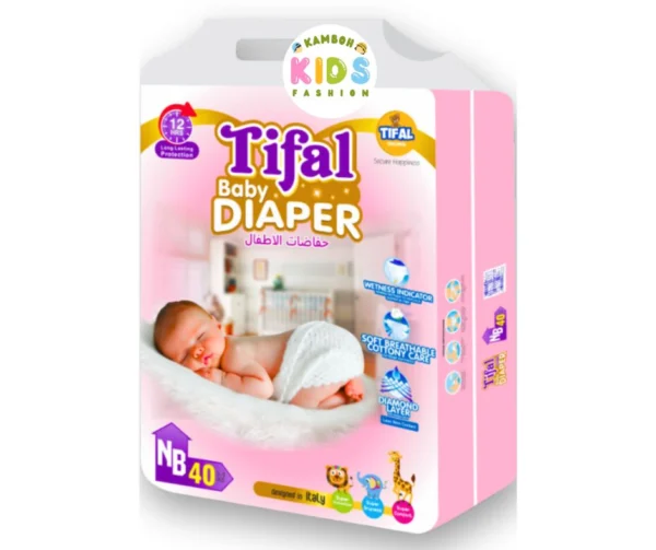 Tifal  Diapers Baby Diaper Size 0 (Newborn) (40PCS)