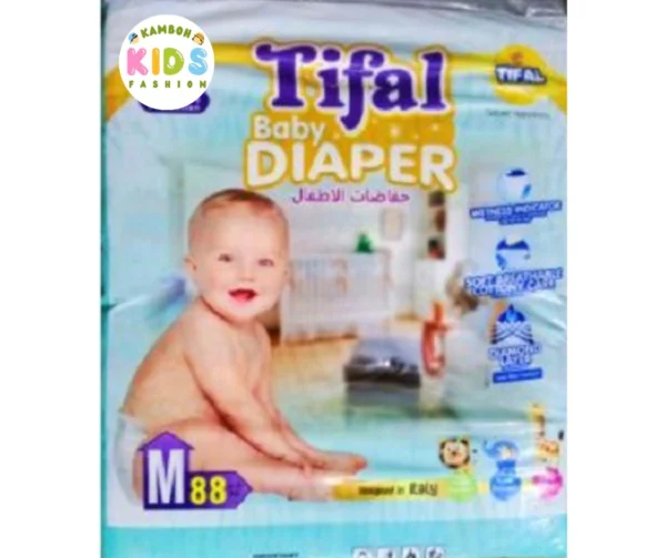 Tifal  Diapers Jumbo Pack Size (Medium) (88PCS)